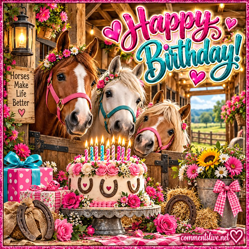 Horses Birthday