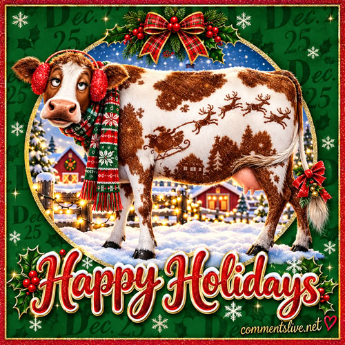 Holiday Cow