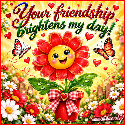Friendship Brightens Day