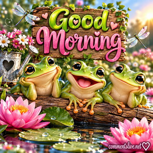 Frogs Good Morning