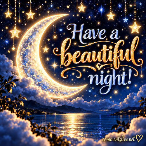 Beautiful Moonlit Night